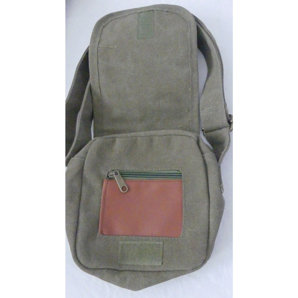 Berlin Divided City Canvas Crossbody Bag Purse Adjustable Strap UK Flag Germany - Picture 4 of 9